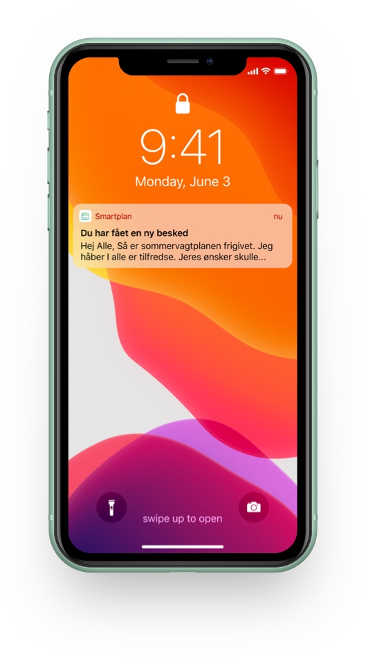 Billede af Smartplan notifikation